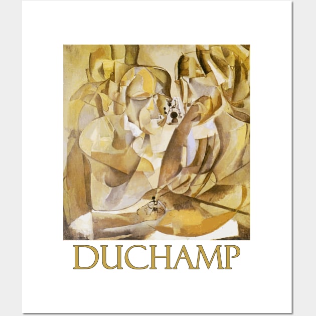 Portrait of Chess Players (1911) by Marcel Duchamp Wall Art by Naves